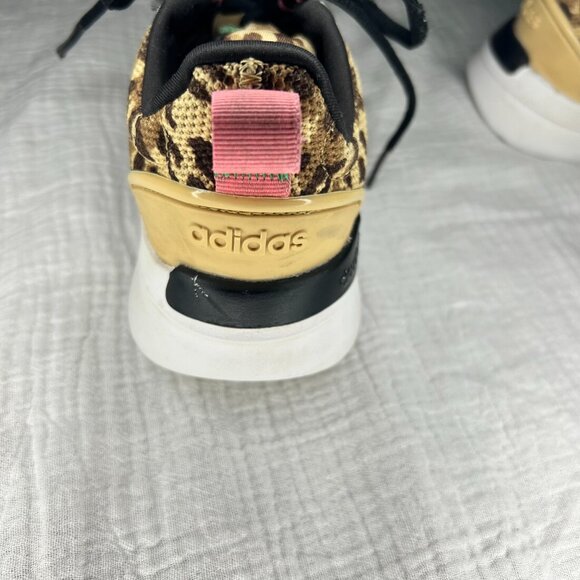 ADIDAS GIRLS Racer TR21 Leopard Running Shoe SIZE 2 - Picture 7 of 9